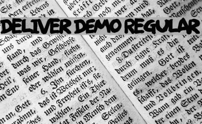 Deliver DEMO Regular Example 3