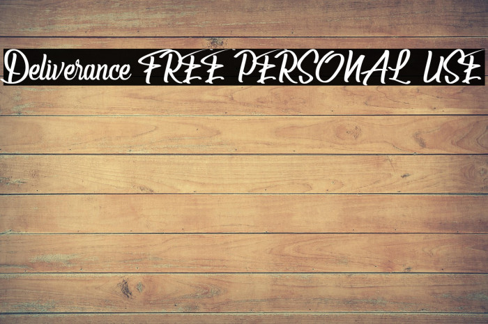 Deliverance [FREE PERSONAL USE] Example 2