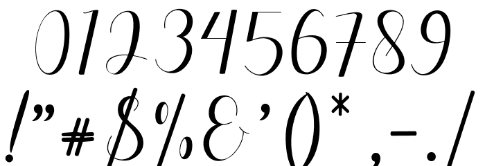 Deliya Font OTHER CHARS