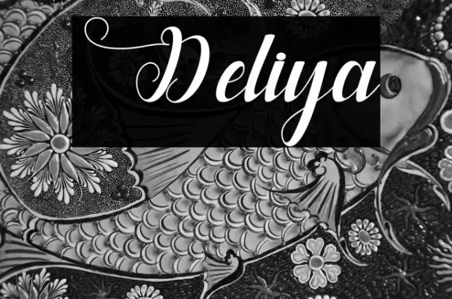 Deliya Font examples