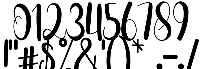 Della Berlyn Font OTHER CHARS