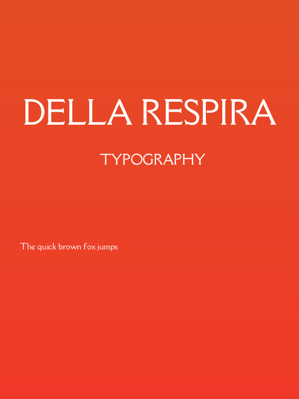 Della Respira Poster