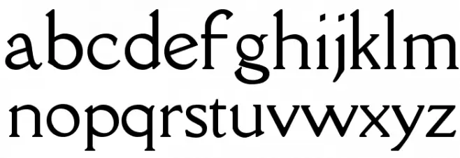 Della Respira Font LOWERCASE