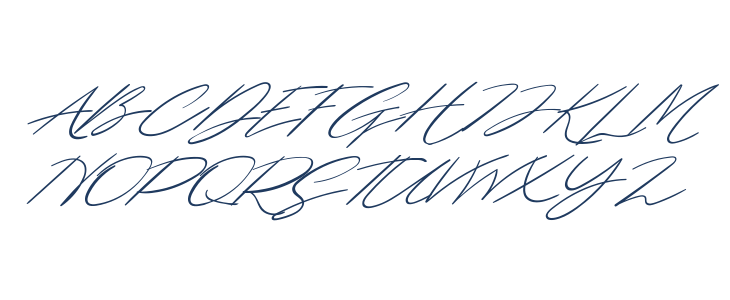 Dellafina Street Italic Uppercase