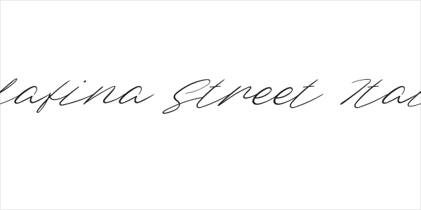 Dellafina Street Italic Logo