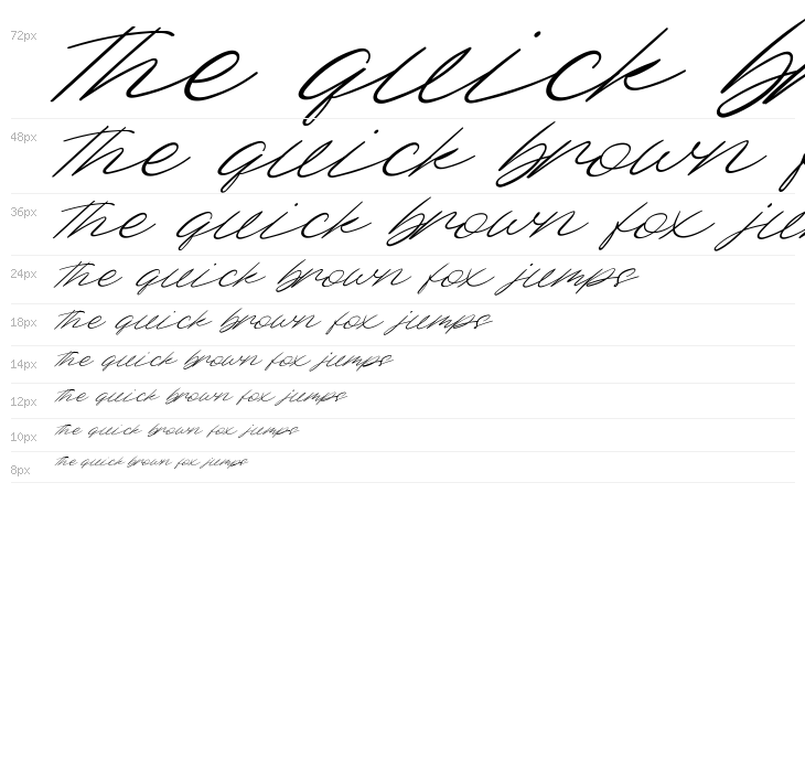 Dellafina Street Italic Waterfall