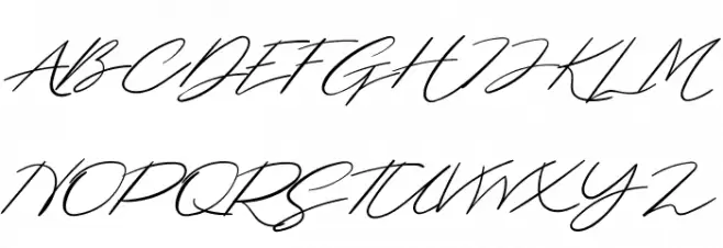 Dellafina Street फ़ॉन्ट अपरकेस