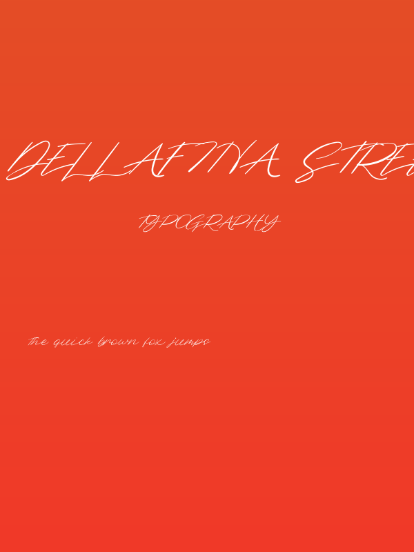 Dellafina Street Poster