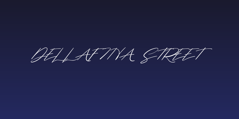 Dellafina Street Social Header