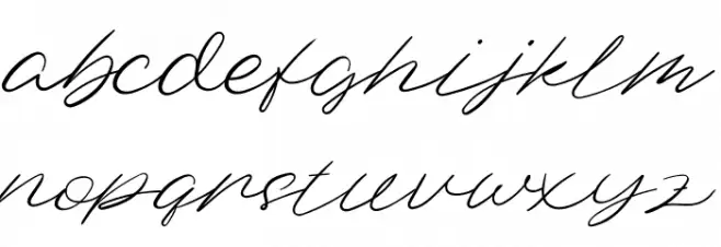 Dellafina Street फ़ॉन्ट लोअरकेस