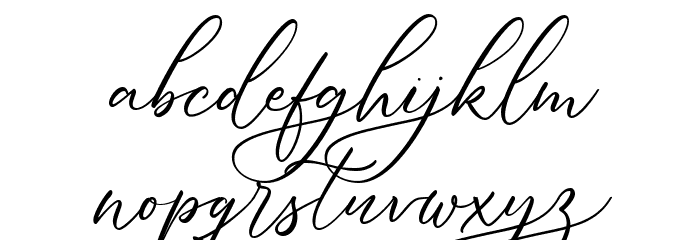 Dellaine FREE Font LOWERCASE