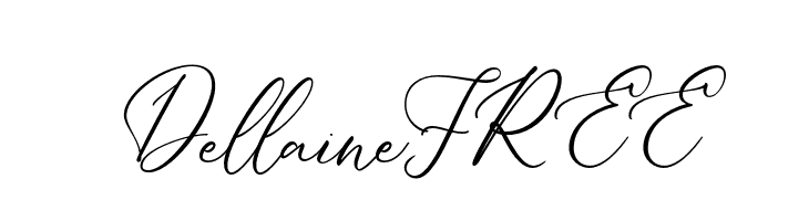 DellaineFREE  baixar fontes gratis