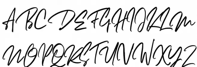 Dellamonde Schriftart Groß