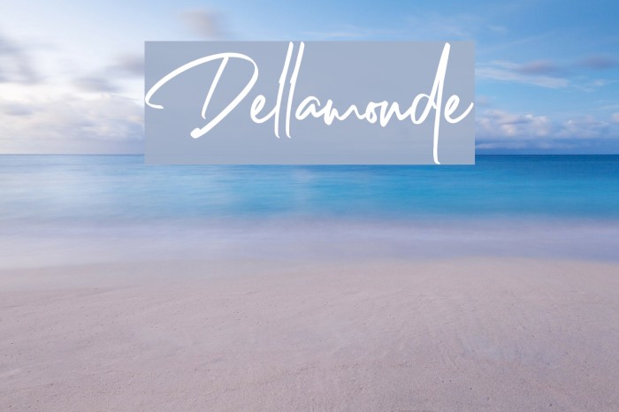 Dellamonde Font examples