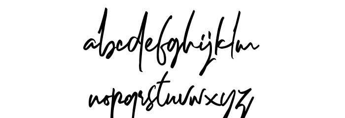 Dellamonde Font LOWERCASE