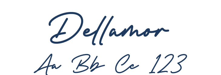 Dellamor Font Preview