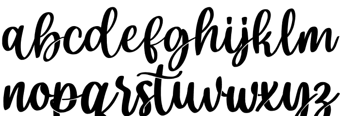 Dellicia Demo Font LOWERCASE