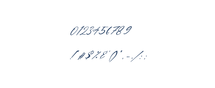 Dellicious Italic Other Characters