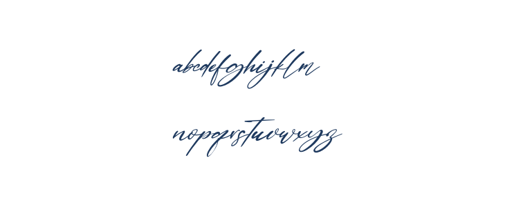 Dellicious Italic Lowercase