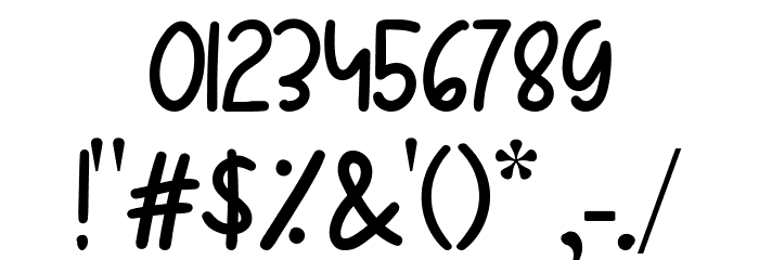 Dellicious Strawberry Font OTHER CHARS