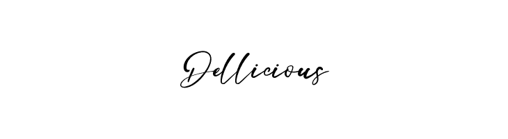 Dellicious  नि: शुल्क फ़ॉन्ट्स डाउनलोड