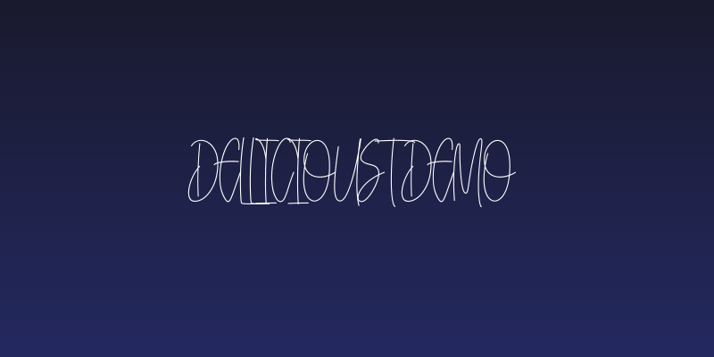 Dellicioust Demo Social Header