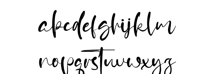 Delliga Font LOWERCASE
