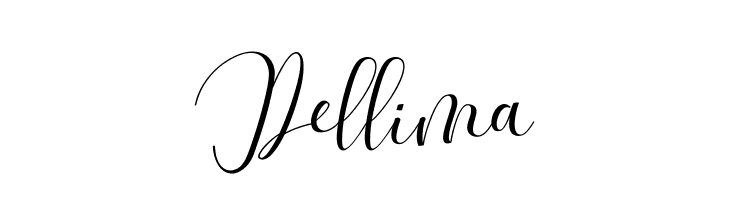 Dellima  フリーフォントのダウンロード
