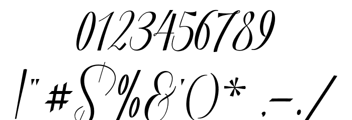 Dellima Font OTHER CHARS