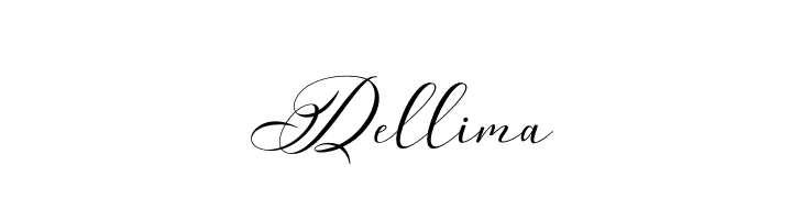 Dellima   フリーフォントのダウンロード