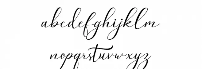 Dellima  फ़ॉन्ट लोअरकेस