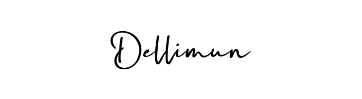 Dellimun  नि: शुल्क फ़ॉन्ट्स डाउनलोड