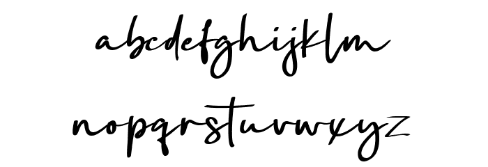 Dellimun Font LOWERCASE