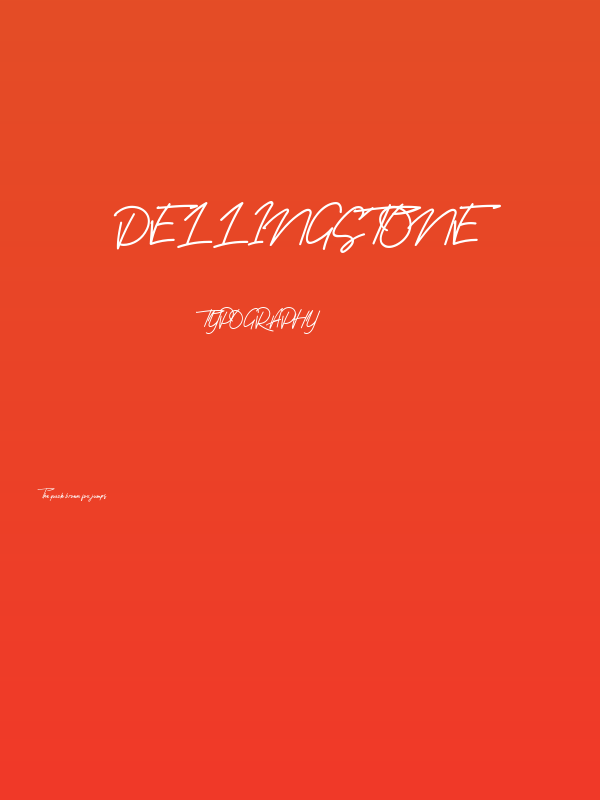 Dellingstone Poster