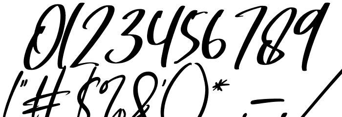 Dellisa Roslytta Italic Font OTHER CHARS