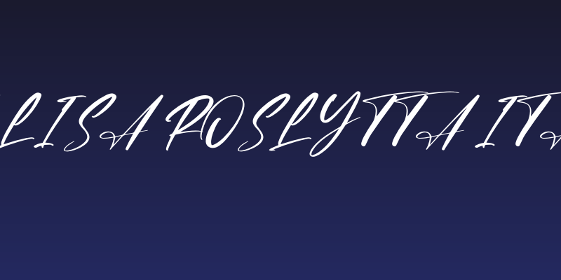 Dellisa Roslytta Italic Social Header