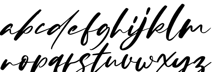 Dellisa Roslytta Italic Font LOWERCASE