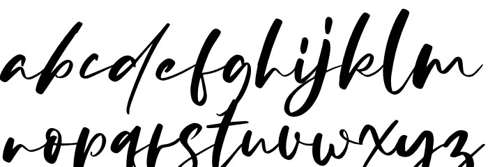 Dellisa Roslytta Font LOWERCASE
