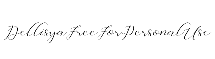 Dellisya Free For Personal Use  Frei Schriftart Herunterladen