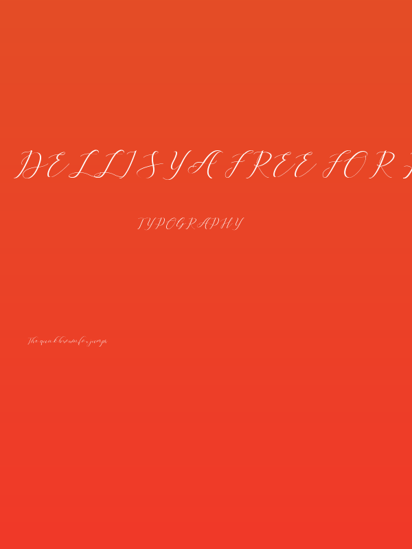 Dellisya Free For Personal Use Poster