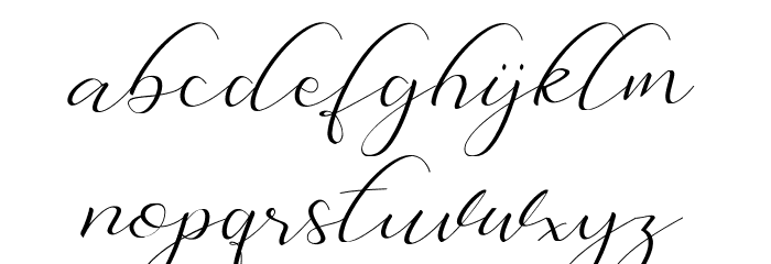 Dellisya Free For Personal Use Font LOWERCASE