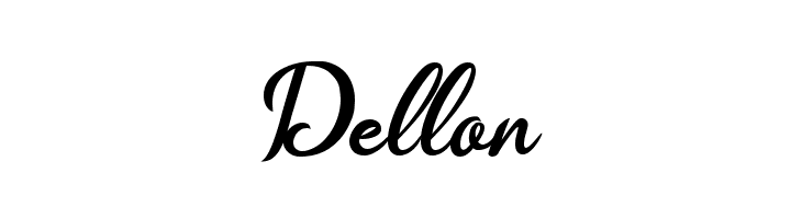 Dellon  les polices de caractères gratuit tlcharger