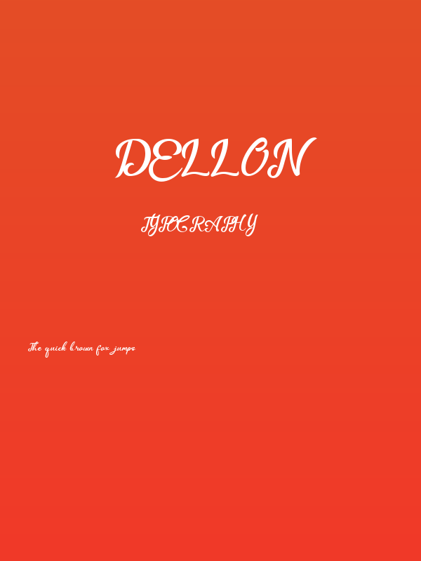 Dellon Poster