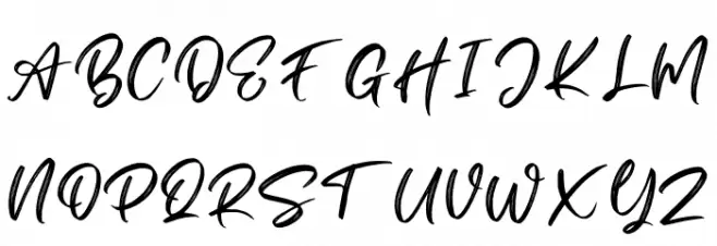 Dellons Signature Personal Use Schriftart Groß