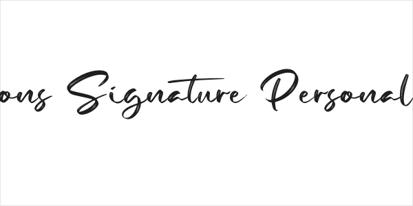 Dellons Signature Personal Use Logo