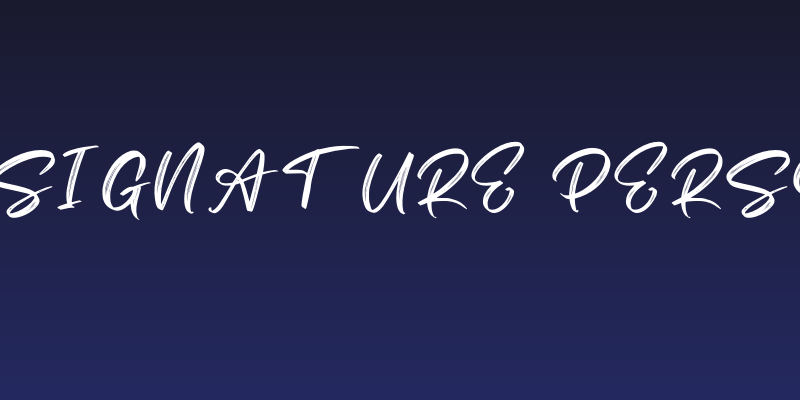 Dellons Signature Personal Use Social Header