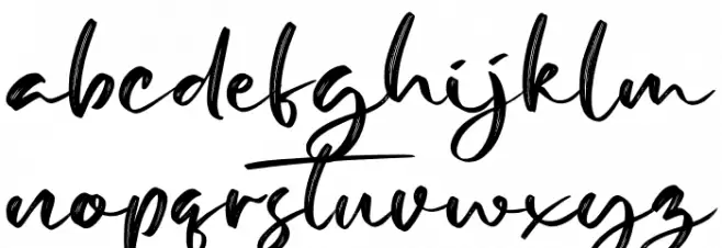 Dellons Signature Personal Use 字体 小写