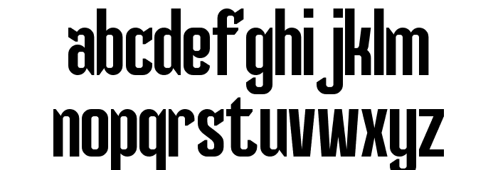 Delluza Font LOWERCASE