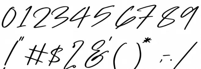 Dellyani Font OTHER CHARS