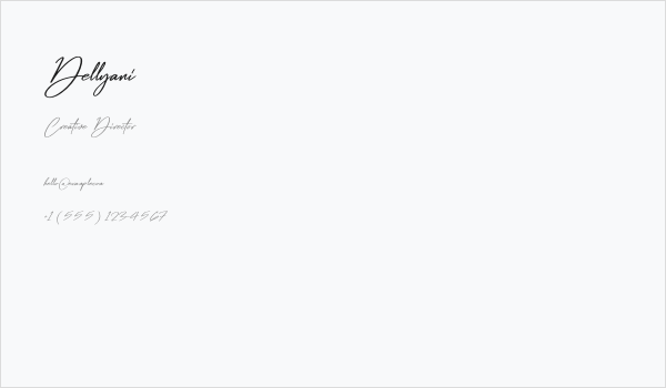 Dellyani Business Card
